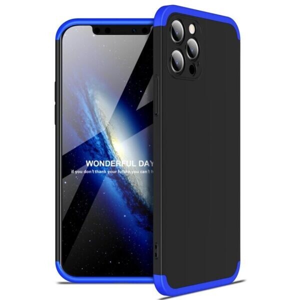 

Защитный чехол GKK Double Dip Case для Apple iPhone 12 Pro - Black / Blue