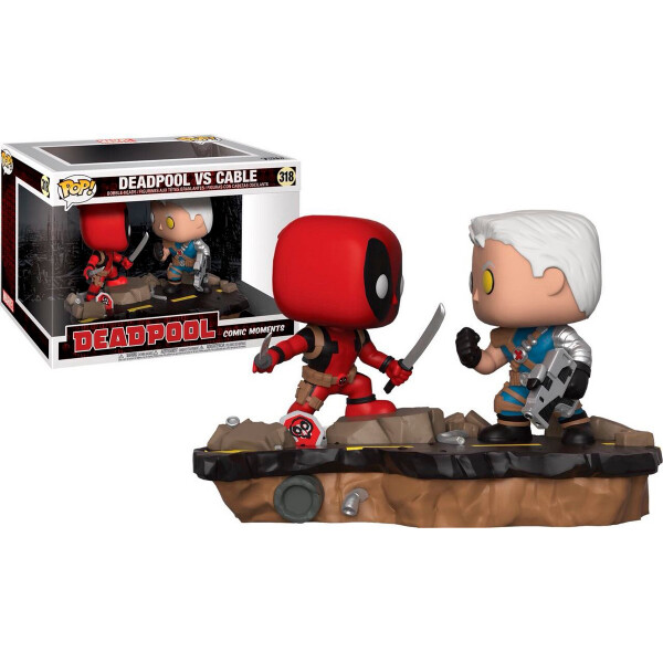 

Фигурка Funko Pop Marvel: Comic Moments Deadpool vs Cable Vinyl Figure Дэдпул против Кэйбла DP 318