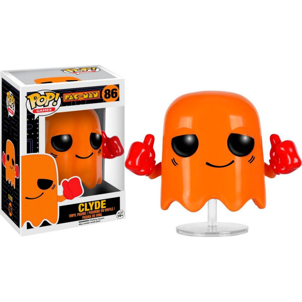 

Фигурка Funko Pop Фанко Поп Пакман Призрак Клайд Pacman Clyde 10 cм Game P C 86