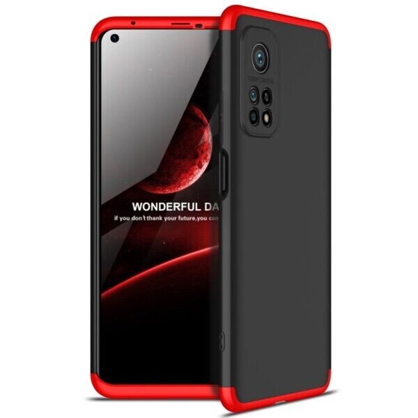 

Защитный чехол GKK Double Dip Case для Xiaomi Mi 10T / Mi 10T Pro - Black / Red