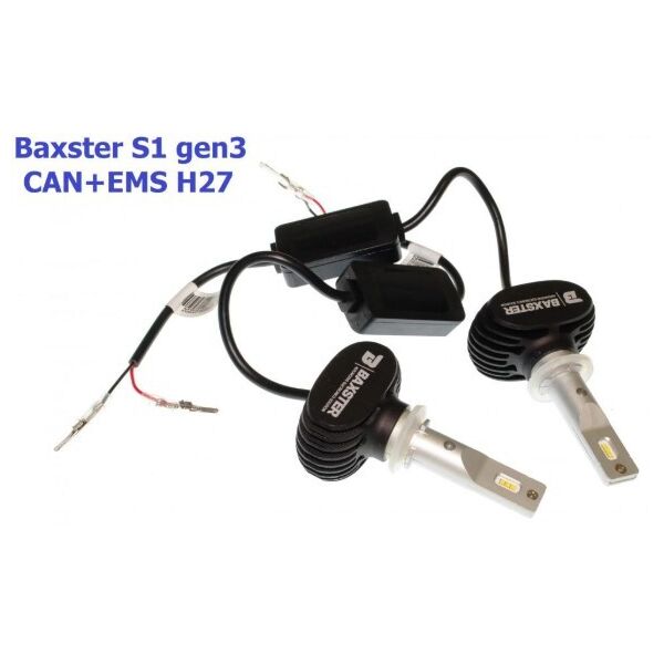 Акція на LED лампы Baxster S1 gen3 H27 5000K CAN+EMS (2 шт) від Allo UA