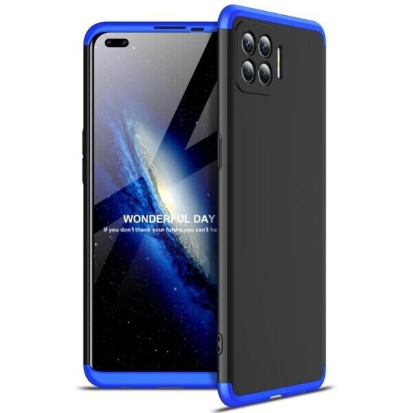 

Защитный чехол GKK Double Dip Case для OPPO Reno 4 lite - Black / Blue