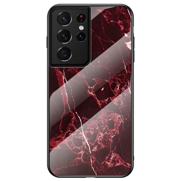 

Защитный чехол Deexe Gradient Pattern для Samsung Galaxy S21 Ultra - Red
