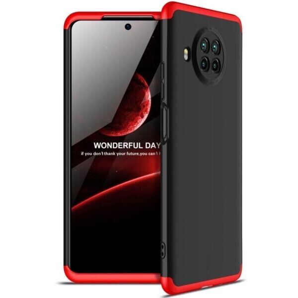 

Защитный чехол GKK Double Dip Case для Xiaomi Mi 10T Lite - Black / Red