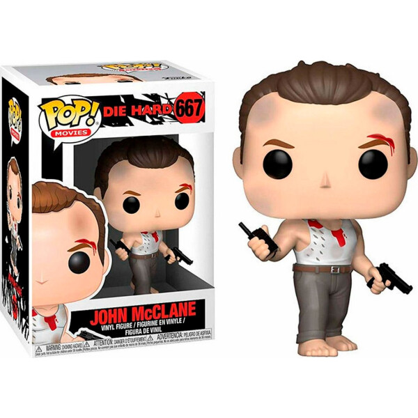 

Фигурка Funko Pop Фанко Поп Крепкий орешек Джон Макклейн Die Hard John McClane 10 см Movies DH JM 667