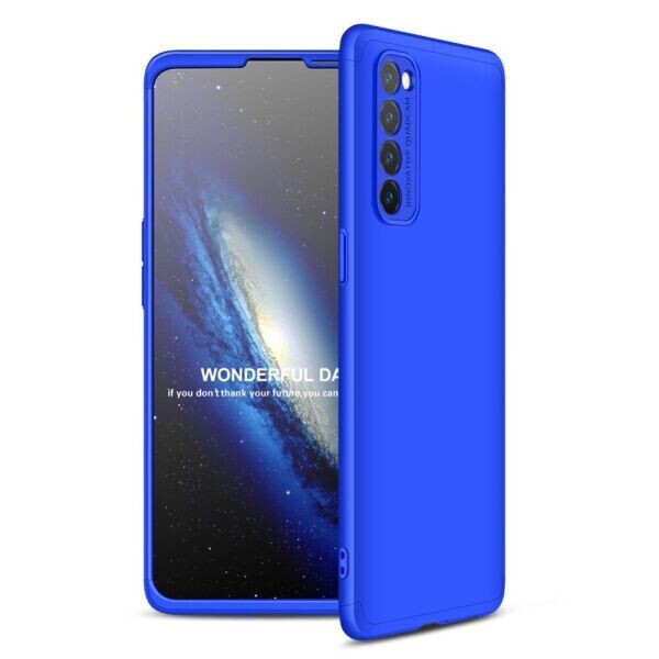 

Защитный чехол GKK Double Dip Case для OPPO Reno 4 Pro - Blue