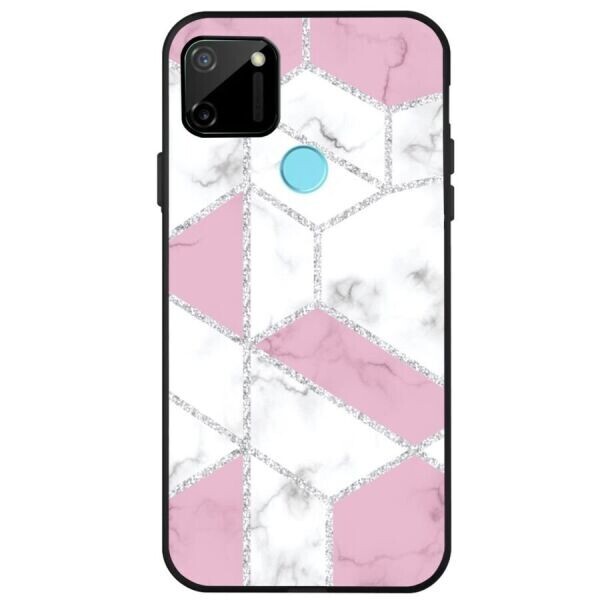 

Защитный чехол Deexe Marble Series для Xiaomi Redmi 9C - Pink Shapes