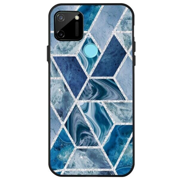 

Защитный чехол Deexe Marble Series для Xiaomi Redmi 9C - Blue Shapes