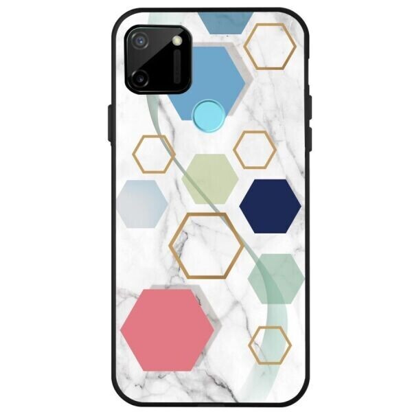 

Защитный чехол Deexe Marble Series для Xiaomi Redmi 9C - Colorful Hexagon