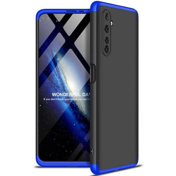 

Защитный чехол GKK Double Dip Case для Realme 6 Pro - Black / Blue