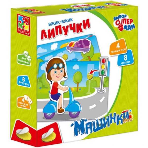 

Игра настольная Вжик-вжик Липучки VT1302-21