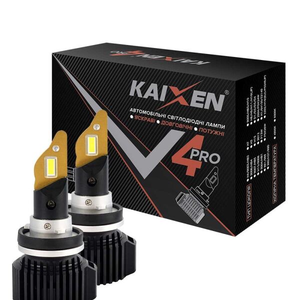 

Светодиодные лампы LED Kaixen V4Pro H11 6000k 50w 12-24v