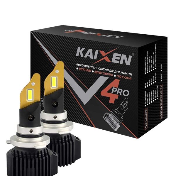 

Светодиодные лампы LED Kaixen V4Pro HB3 (9005) 6000k 50w 12-24v
