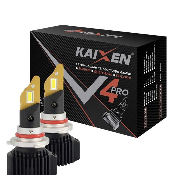 

Светодиодные лампы LED Kaixen V4Pro HB4 (9006) 6000k 50w 12-24v