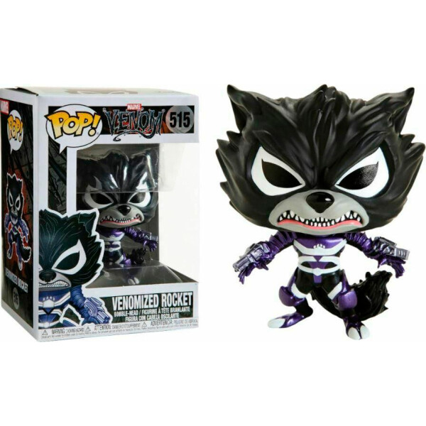 

Фигурка Funko Pop Фанко Поп Marvel Venom Venomized Rocket Реактивный Енот веномизированный Веном V VR 515