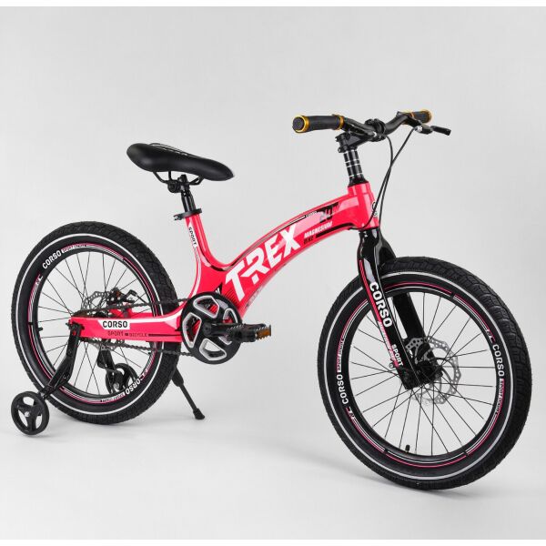 

Детский магниевый велосипед 20`` CORSO «T-REX» 38304 розовый 99980