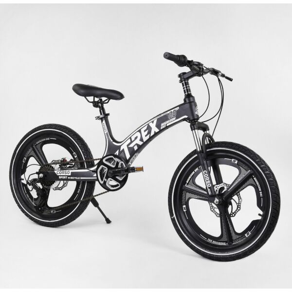 

Детский спортивный велосипед 20’’ CORSO «T-REX» 28387 белый 00083