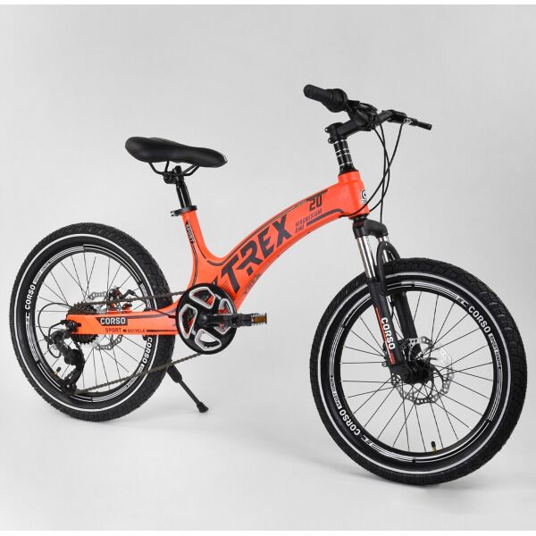 

Детский спортивный велосипед 20’’ CORSO «T-REX» 42674 оранжевый 00096