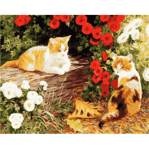 

Картина по номерам Art Craft Пушистики в саду 40*50 см 11604-AC