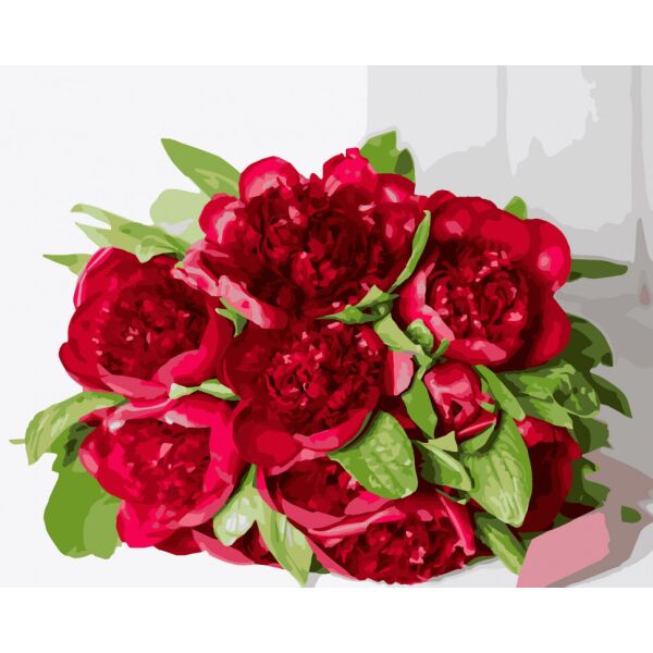 

Картина по номерам Art Craft Рубиновый букет 40*50 см 12132-AC