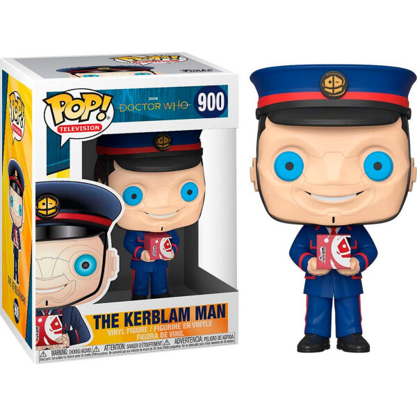 

Фигурка Funko Pop Фанко Поп Доктор Кто Человек Керблам Doctor Who The Kerblam Man 10 см DW KM 900