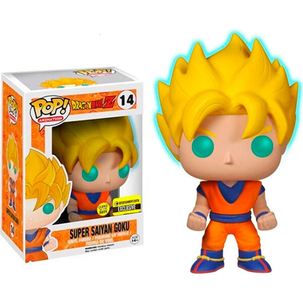 

Фигурка Funko Pop Фанко Поп Exclusive Супер Сон Гоку Жемчуг дракона Dragon Ball Saiyan Goku Anime DB SG 14 gl