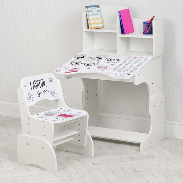 

Парта Bambi Fashion girl W 2071-99-1 White (W 2071-99)