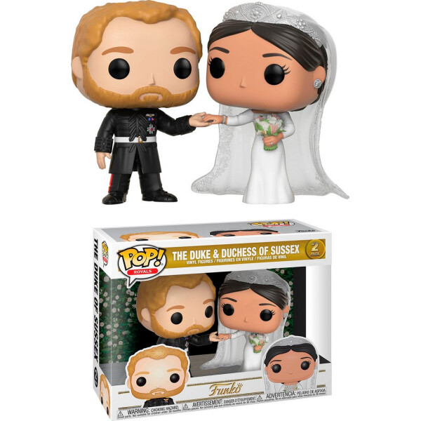 

Набор фигурок Funko Pop Фанко Поп Королевская семья Герцог и Герцогиня Сассекский 10 см Movies R DD 2
