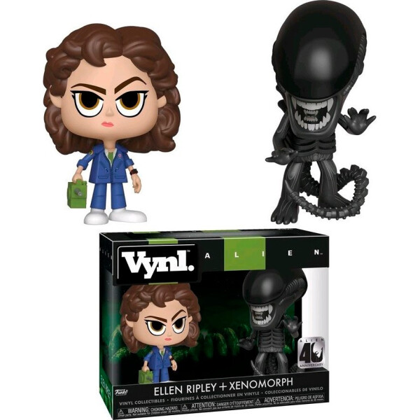 

Набор фигурок Funko Pop Фанко Поп Чужой 40-е Alien 40th Рипли и Ксеноморф 10 см Movies A XR