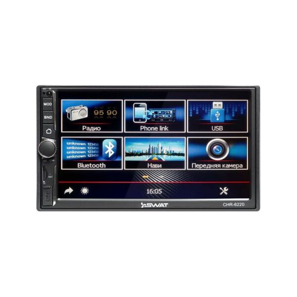 

Магнитола 2DIN Swat CHR-6220SD с GPS