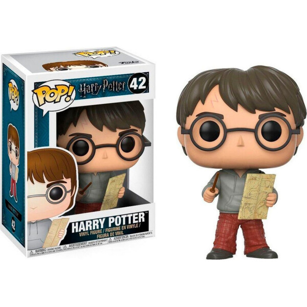 

Фигурка Funko Pop Фанко Поп Гарри Поттер Гарри с Картой Мародёров Harry with Marauders Map 10 см Kidi HP HM 42