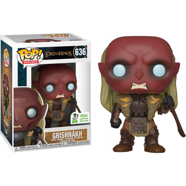 

Фигурка Funko Pop Фанко Поп Exclusive Гришнак Bластелин Колец Lord Of The Rings Grishnakh LR G636