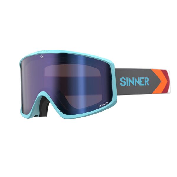 

Маска горнолыжная Sinner Sin Valley + Blue-Blue Mir + Orange Sintec