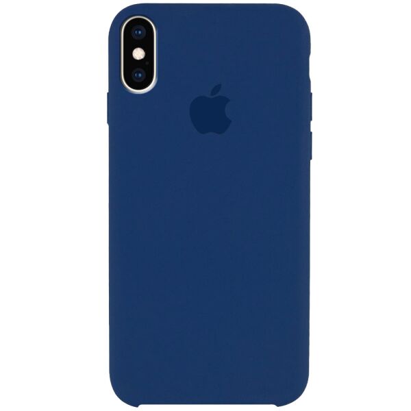 

Чехол Противоударная накладка Epik Silicone Case NEW AA Series для Apple iPhone XS Max (6.5") Синий / Navy Blue