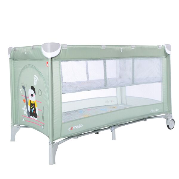 

Манеж-кровать детская CARRELLO Piccolo+ CRL-9201 Cameo Green со вторым дном