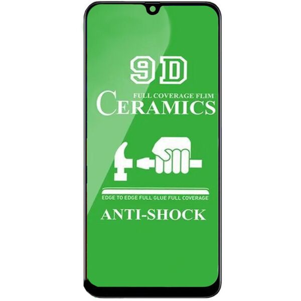 

Противоударная Защитная Пленка Epik Ceramics 9D (full glue) для Huawei Y6p Ультратонкая / Олеофобная / Черная