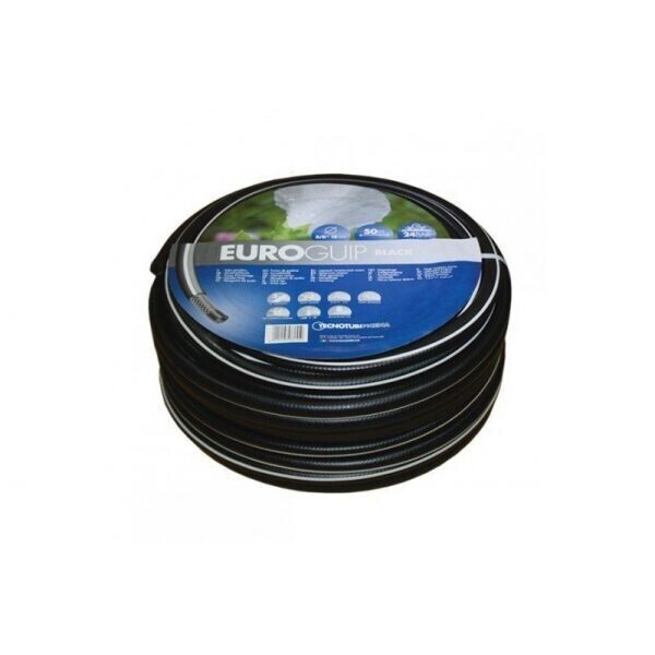 

Шланг Tecnotubi 1/2" Euro Guip Black 50 м, Садовый для полива