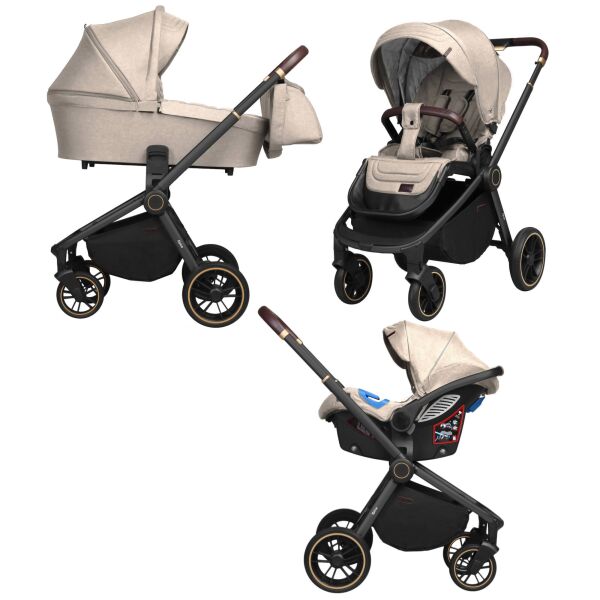 

Коляска универсальная Carrello Epica CRL-8511/1 (3 в 1) Almond Beige