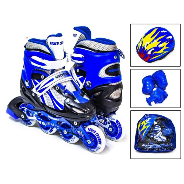 

Комплект роликов Power Champs. Blue (размер 34-37) 1169668381