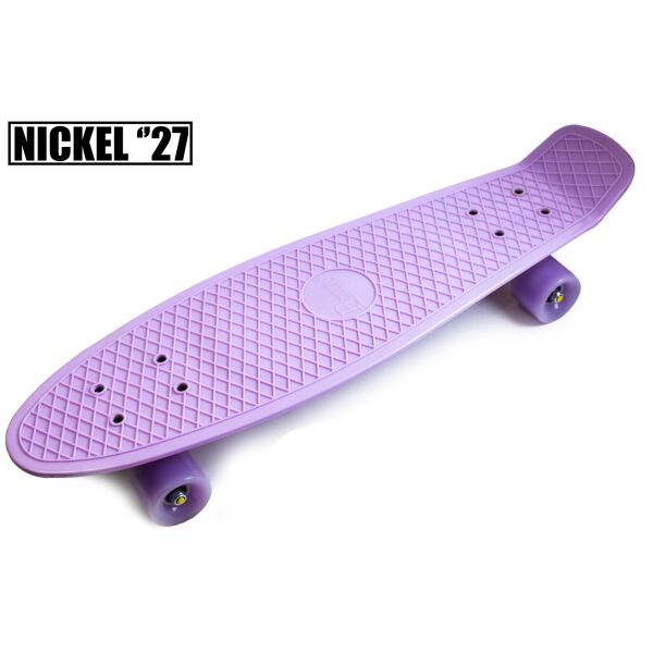 

Пенни борд Nickel 27". Violet (светящиеся колёса)