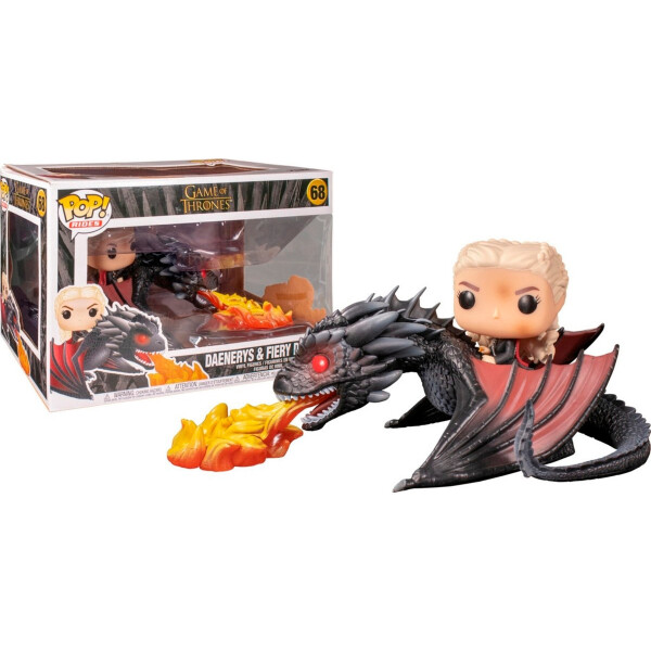 

Фигурка Funko Pop Фанко Поп Игра престолов Дейенерис и Дрогон Daenerys on Fiery Drogon 10 см GT DD 68