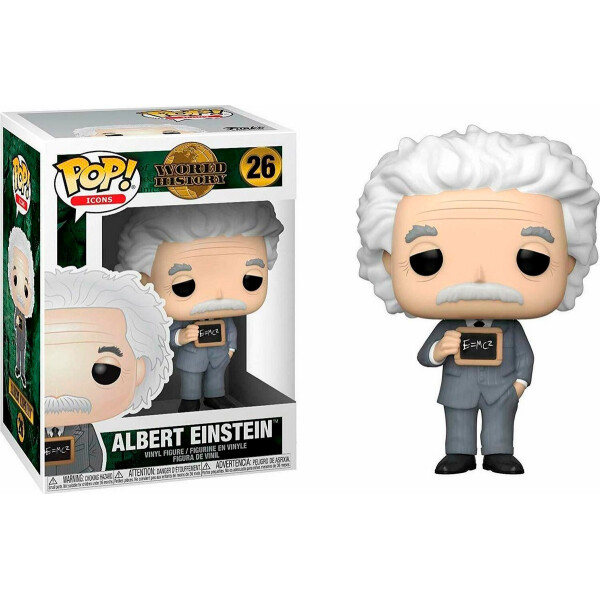 

Фигурка Funko Pop Фанко Поп Известные личности Альберт Эйнштейн Icons Albert Einstein 10 см Movies I AE 26