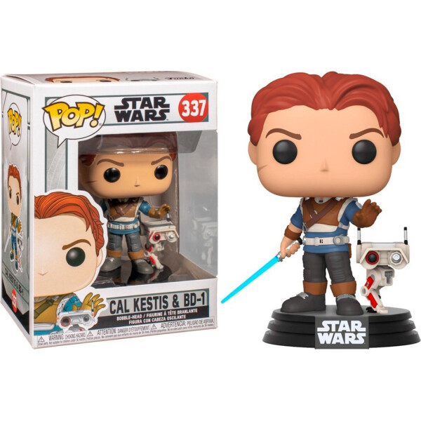 

Фигурка Funko Pop Фанко Поп Звёздные войны Джедай Кэл Кестис c BD-1 Cal Kestis with BD-1 10 см SW CB 337
