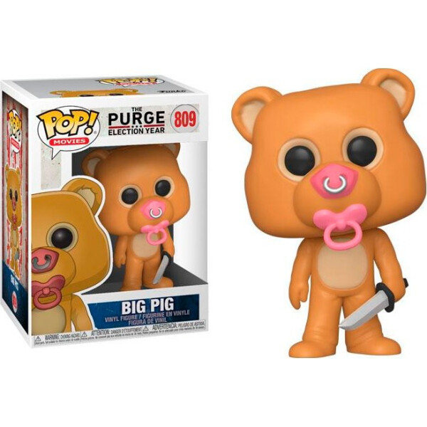 

Фигурка Funko Pop Фанко Поп Судная Ночь Большая Свинья The Purge Big Pig 10 см Movies TP BP 809