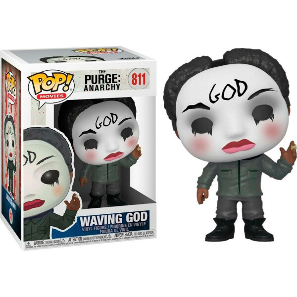 

Фигурка Funko Pop Фанко Поп Судная Ночь Божок The Purge Waving God 10 см Movies TP WG 811