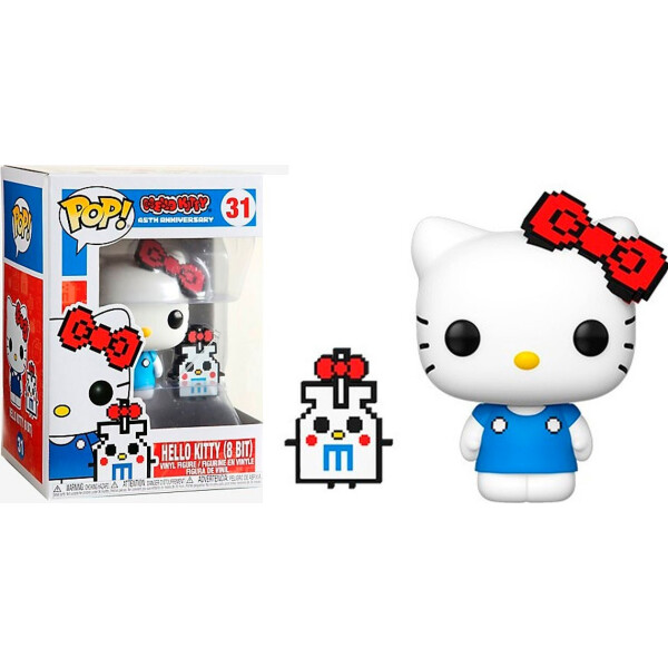 

Фигурка Funko Pop Фанко Поп Привет, киска Киса 8-бит Hello Kitty Kitty 8-bit 10 см Cartoon HK K 31