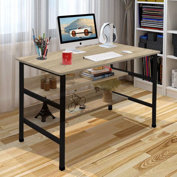 

Письменный стол Металл-Лофт М4 L 60х100х75 см Черный/Дуб Сонома (00174)