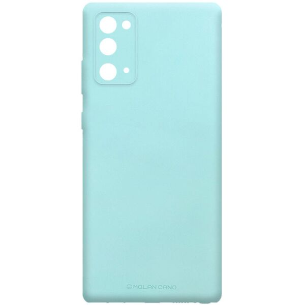 

Противоударный Защитный Термополиуретановый Чехол - Накладка Molan Cano Smooth для Samsung Galaxy Note 20 Классический / Матовый / Бирюзовый