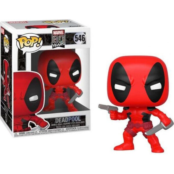 

Фигурка Funko Pop Фанко Поп Марвел 80-х Дэдпул Marvel 80th Deadpool 10 см DP D 546