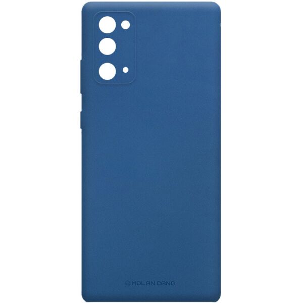

Противоударный Защитный Термополиуретановый Чехол - Накладка Molan Cano Smooth для Samsung Galaxy Note 20 Классический / Матовый / Синий